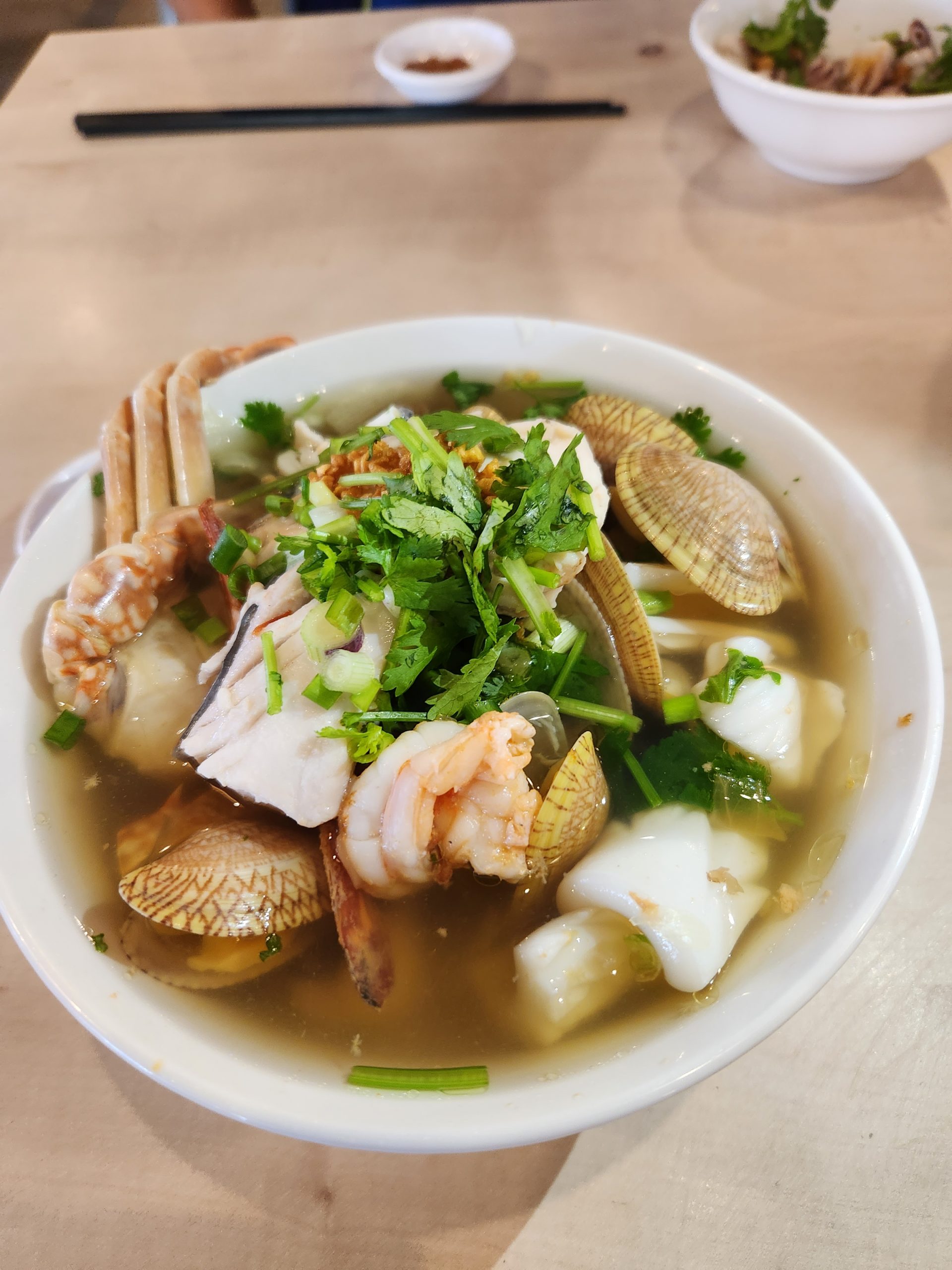 Fresh seafood at Hai Kah Lang Seapark